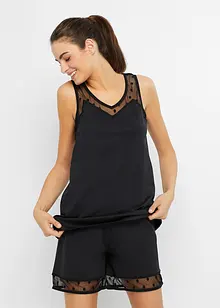 Shortama met kant (2-dlg.), bonprix