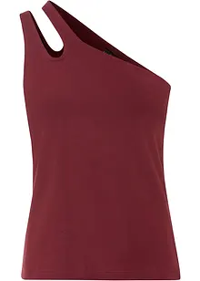 Cold shoulder top met biologisch katoen, bonprix