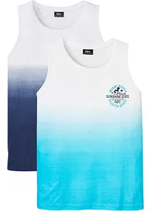 Tanktop met kleurverloop (set van 2), bonprix