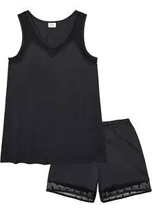 Shortama met kant (2-dlg.), bonprix