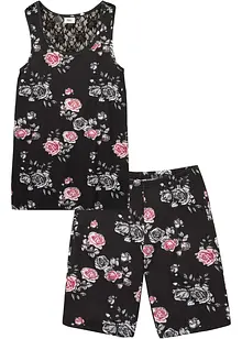 Shortama met kant en bermuda (2-dlg. set), bonprix