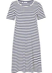 Shirtjurk van effectgaren met zakken van katoen, bonprix
