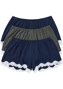 Wijde boxershort van viscose (set van 3), bonprix