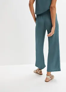 Broek van jersey-crêpe, bonprix