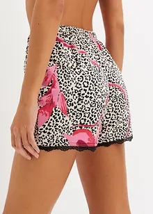 Short met sierlijk kant (set van 2), bonprix