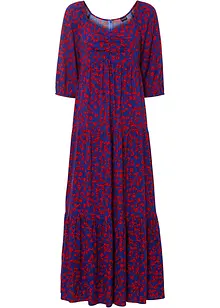 Gedessineerde maxi jurk van soepele viscose, bonprix
