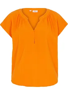 Mousseline blousetop van katoen, bonprix