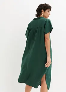 Kaftan jurk met linnen, bonprix