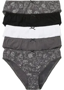 Slip met biologisch katoen (set van 5), bonprix