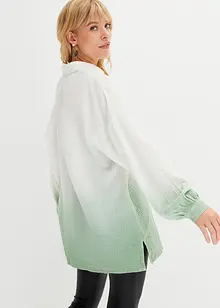 Lange blouse van mousseline met kleurverloop, bonprix