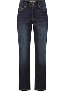 Cropped mid waist jeans, straight, bonprix