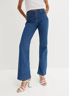 Stretch jeans mid waist, bootcut, bonprix