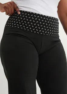 Loungewear culotte met comfortband, bonprix
