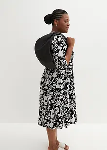 Midi jurk van soepele viscose, bonprix