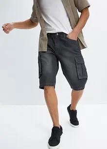 Cargo jeans bermuda, relaxed fit, bonprix