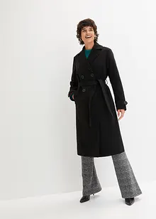 Winterse trenchcoat in wollen look, bonprix