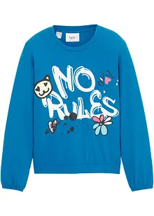 Meisjes longsleeve met biologisch katoen, bonprix