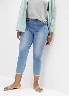 Corrigerende mid waist jeans, cropped, bonprix