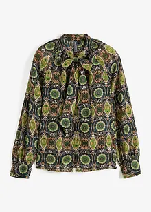 Soepelvallende blouse met all-over print, bonprix