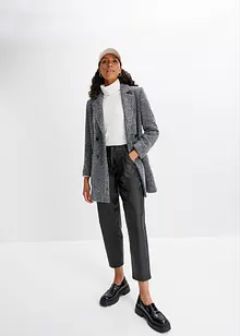 Korte jas in wollen look, bonprix