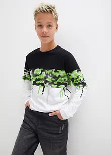 Jongens longsleeve met print, bonprix