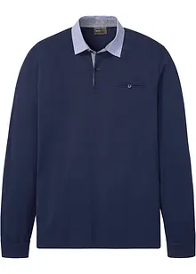 Piqué poloshirt met lange mouwen, bonprix