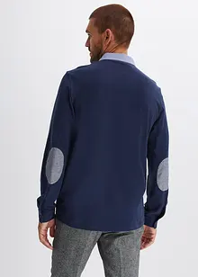 Piqué poloshirt met lange mouwen, bonprix