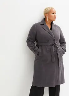 Winterse trenchcoat in wollen look, bonprix