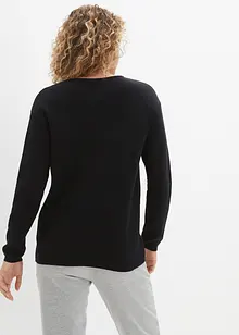 Essential trui van milano knit met ronde hals, bonprix