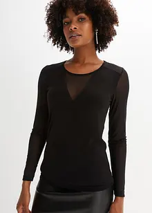 Longsleeve met mesh, bonprix