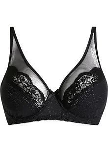 Minimizer beugel bh met glinsterend mesh, bonprix