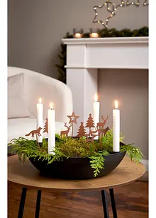 Ornament tuinstekers met kerstmotieven (set van 9), bonprix