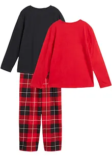 Kinderen pyjamabroek en 2 shirts met biologisch katoen (3-dlg. set), bonprix