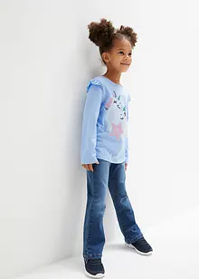Mid waist bootcut jeans, bonprix