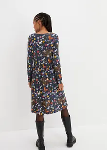 Jersey jurk met herfstprint, bonprix