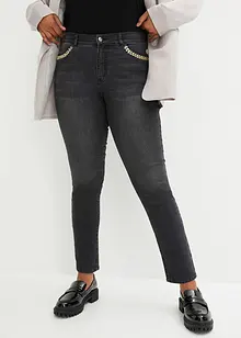 Stretch jeans met versiering, bonprix