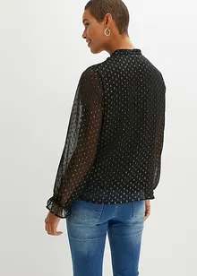 Blouse met glittereffect, bonprix