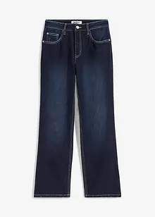 Wide leg stretch jeans, high waist, bonprix