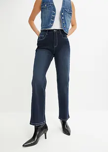 Wide leg stretch jeans, high waist, bonprix