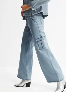 Extra wijde cargo jeans, bonprix