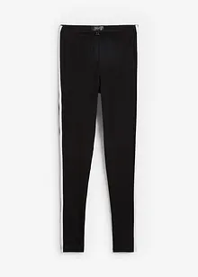 Sportlegging met contrastkleurige tapes, cropped, bonprix