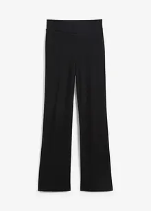 Punto di roma broek met high waist comfortband, flared, bonprix