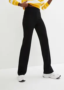 Punto di roma broek met high waist comfortband, flared, bonprix