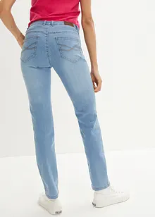 Stretch jeans mid waist, straight, bonprix