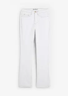 Stretch jeans mid waist, straight, bonprix