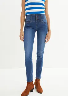 Corrigerende slim fit jeans, high waist, bonprix