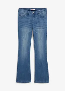 Mid waist stretch jeans, bootcut, bonprix