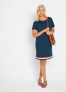 Jersey jurk van zachte viscosemix, korte mouw, bonprix