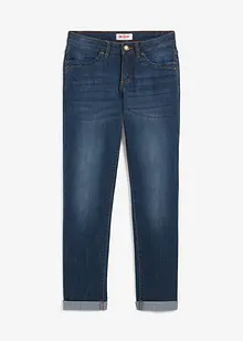 Stretch jeans mid waist, straight, bonprix