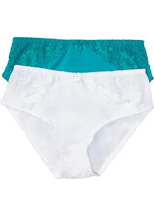 Maxislip met kant (set van 2), bonprix
